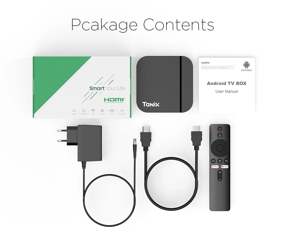 Tanix TX13 TV Box Dual Wifi 4K HDR Android14 Allwinner H618 Quad Core Zpaxo