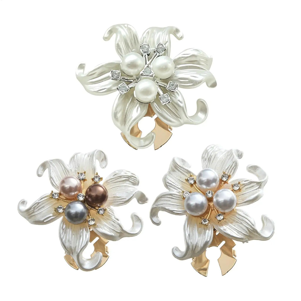 Flower Cufflink Button Elegant Classy Blossom Shape Shirt Suit