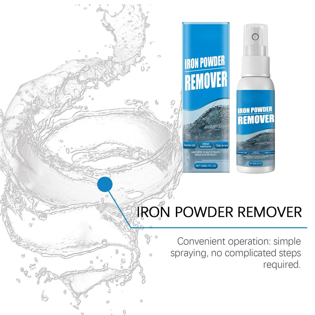 Car Rust Remover Fast Acting Iron Fallout Spray Metal Wheel Paint