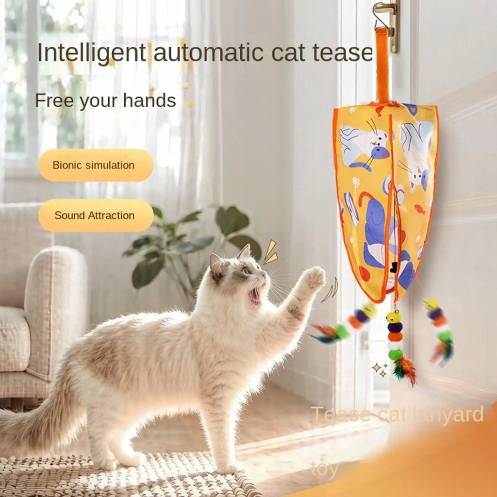 Automatic Cat Toy Rechargeable Activities Teaser Stimulating Toys