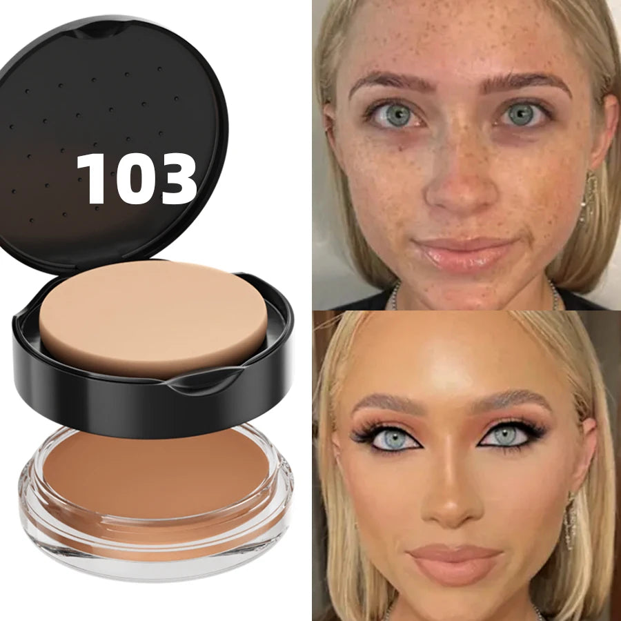 9-Color Coverage Foundation Concealer Cover Anti Dark Circle Freckle Zpaxo 103