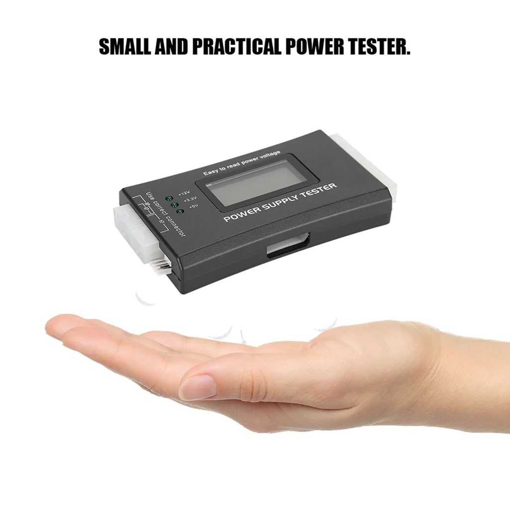 ATX Power Supply Computer Host Inspection Maintenance Tester Tool LCD