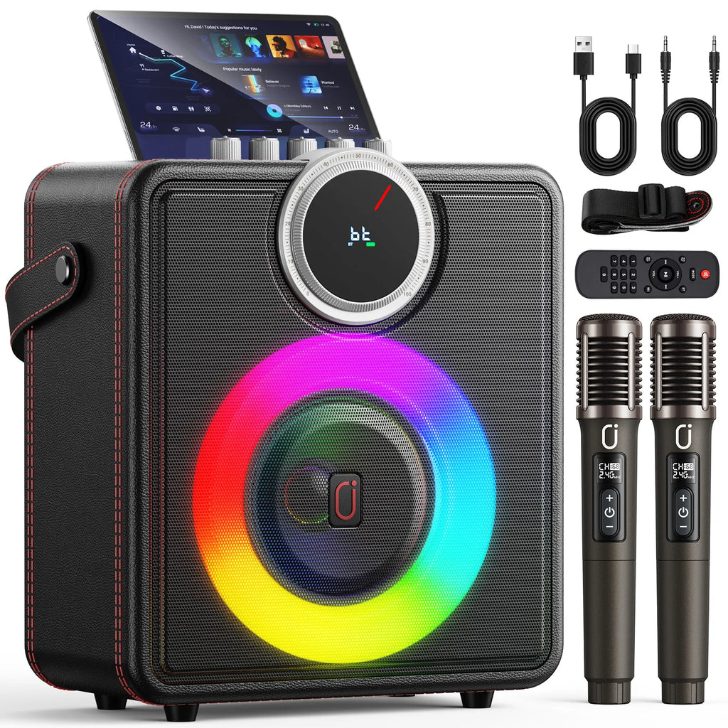 T50-T Karaoke Machine Portable Bluetooth Speaker 2 Wireless