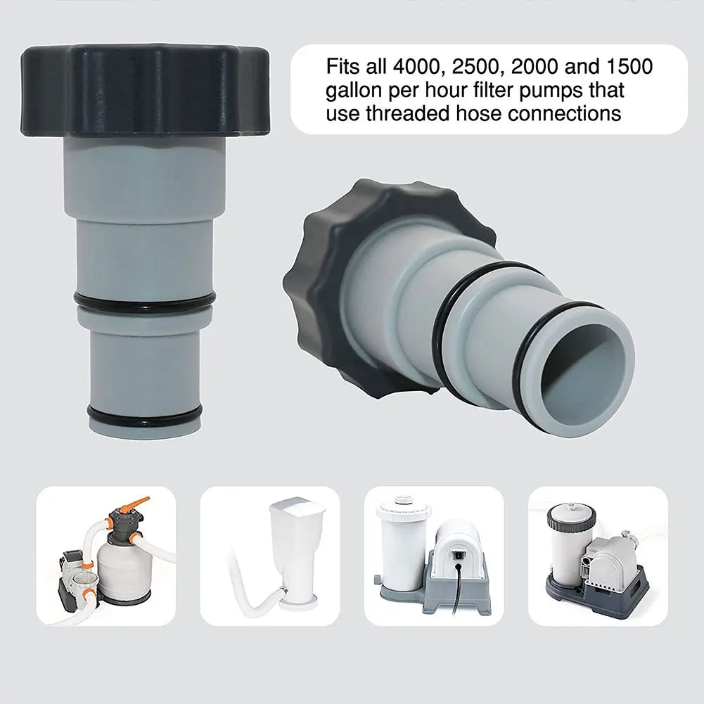 Pool Hose Adapter Clamp Washer Threaded Intex 1 5 25-Inch Hoses