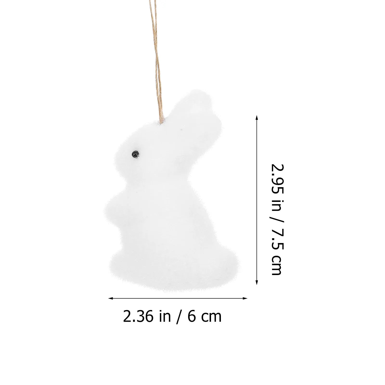 Easter Hanging Bunny Pendant Festive Foam Decor Unique Cute Rabbit