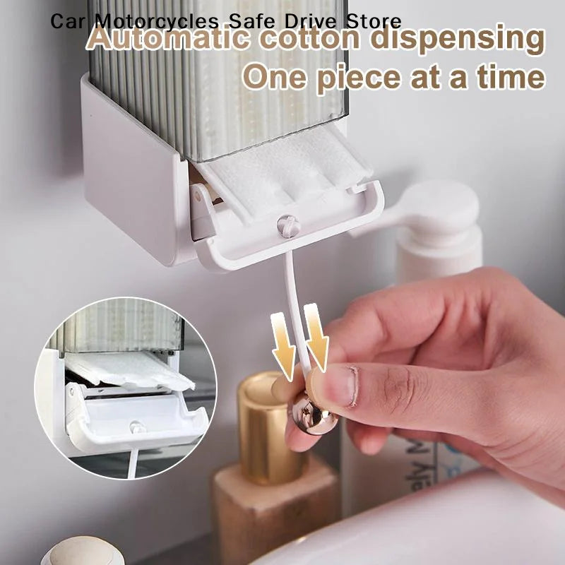 Automatic Cosmetic Cotton Box Easy Installation Dustproof Makeup