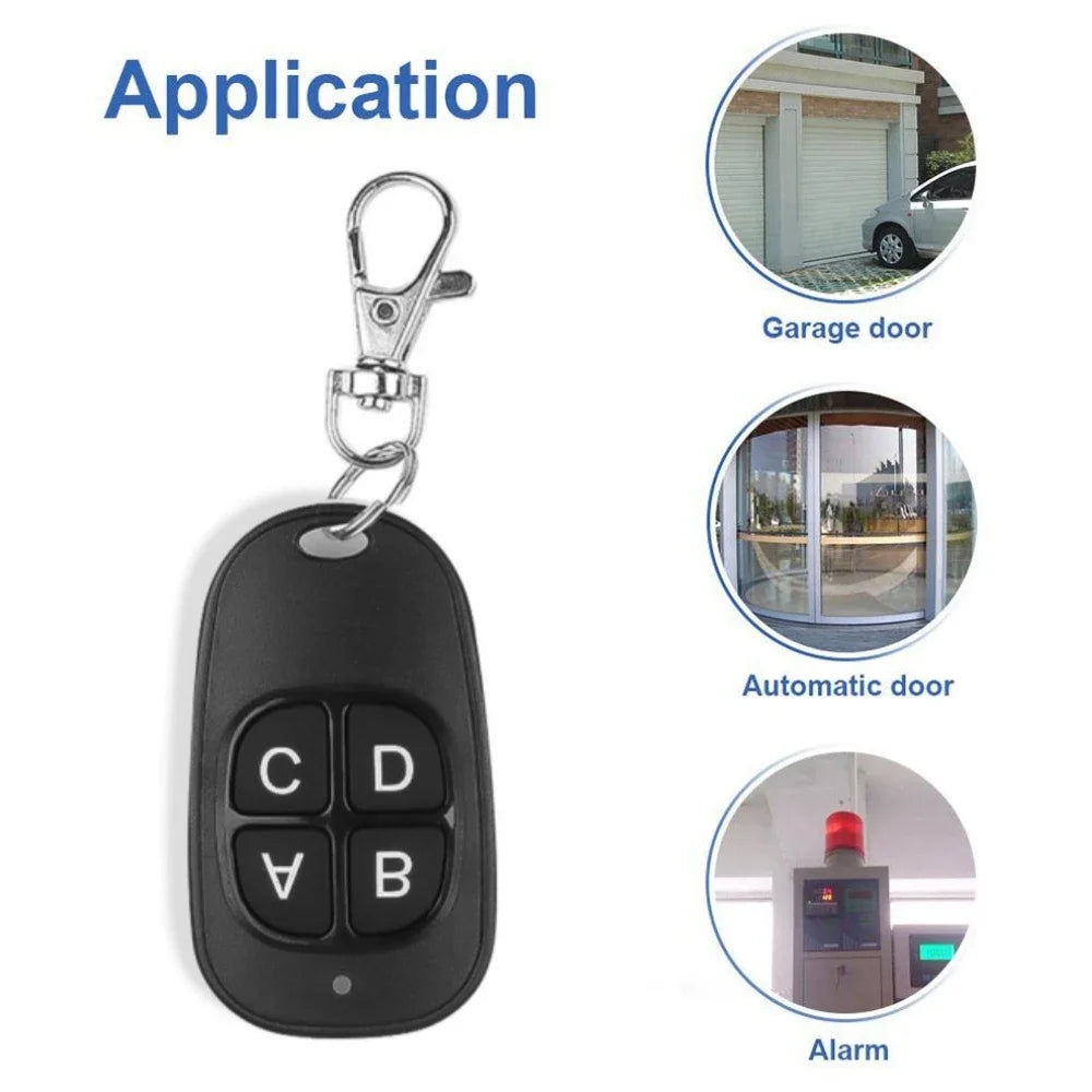 5- 433MHz Remote Control Universal Garage 4 Buttons Duplicator Zpaxo