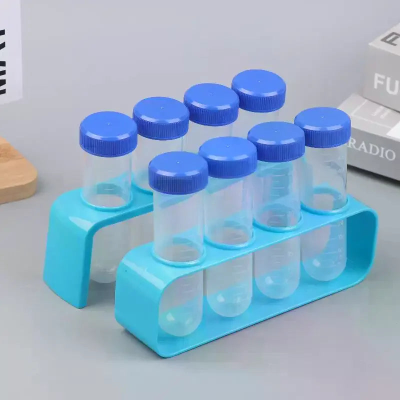 4Pcs Clear 50ml Centrifuge Tubes With Test Tubes Stands Science Kit For School Science Experiment Educational Suppiles Zpaxo