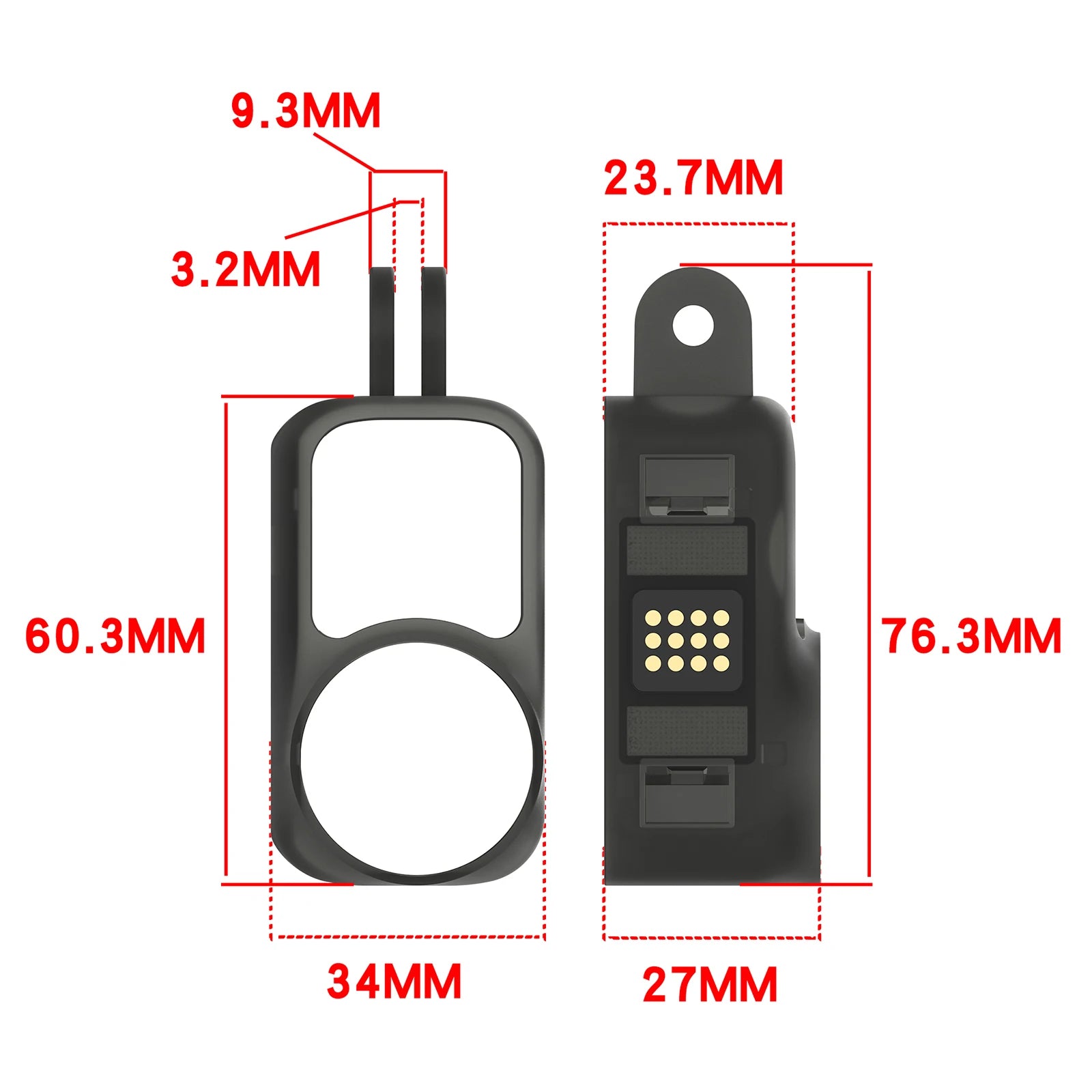 Quick Release Protective Frame Case Durable Vertical Cover Shell