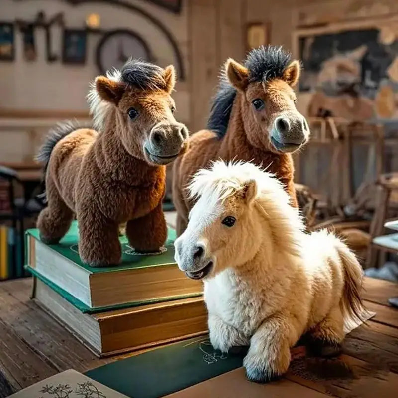 Kids Horse Toys Horse Stuffed Animal With Movement & Sounds Early Educational Toy Interactive Electronic Pet For Girls Boys Zpaxo