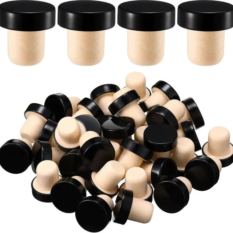 10-Pack T-Shaped Wine Bottle Cork Stoppers – Reusable Seal