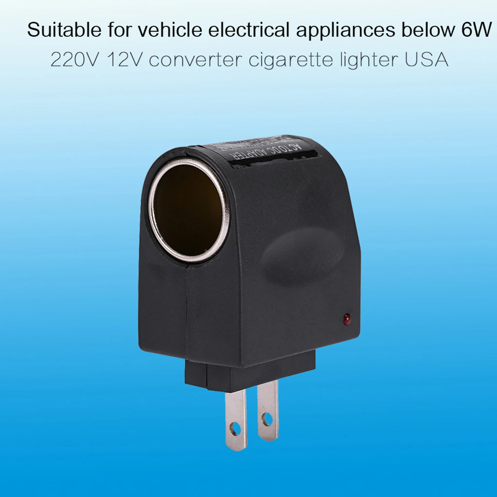 Wall Power AC 12V DC Car Charger Cigarette Lighter Converter Adapter