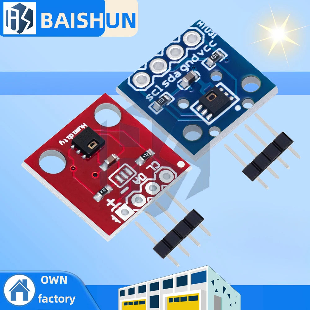 HTU31D HTU21D Digital I2C Temperature Humidity Sensor Module 3 3V-5 Zpaxo