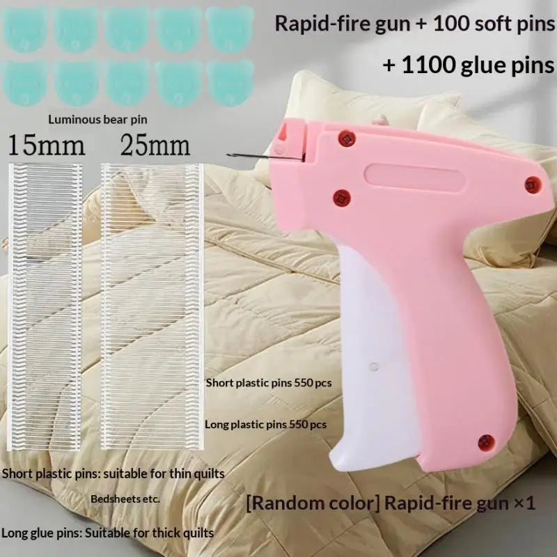 Label Gun Quilt Holder Hangtag Soft Silicone Pinless Snap Single Zpaxo 1 set
