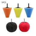 Hub Polishing Sponge Kit – 2 Conical Grinding Heads for Wheels