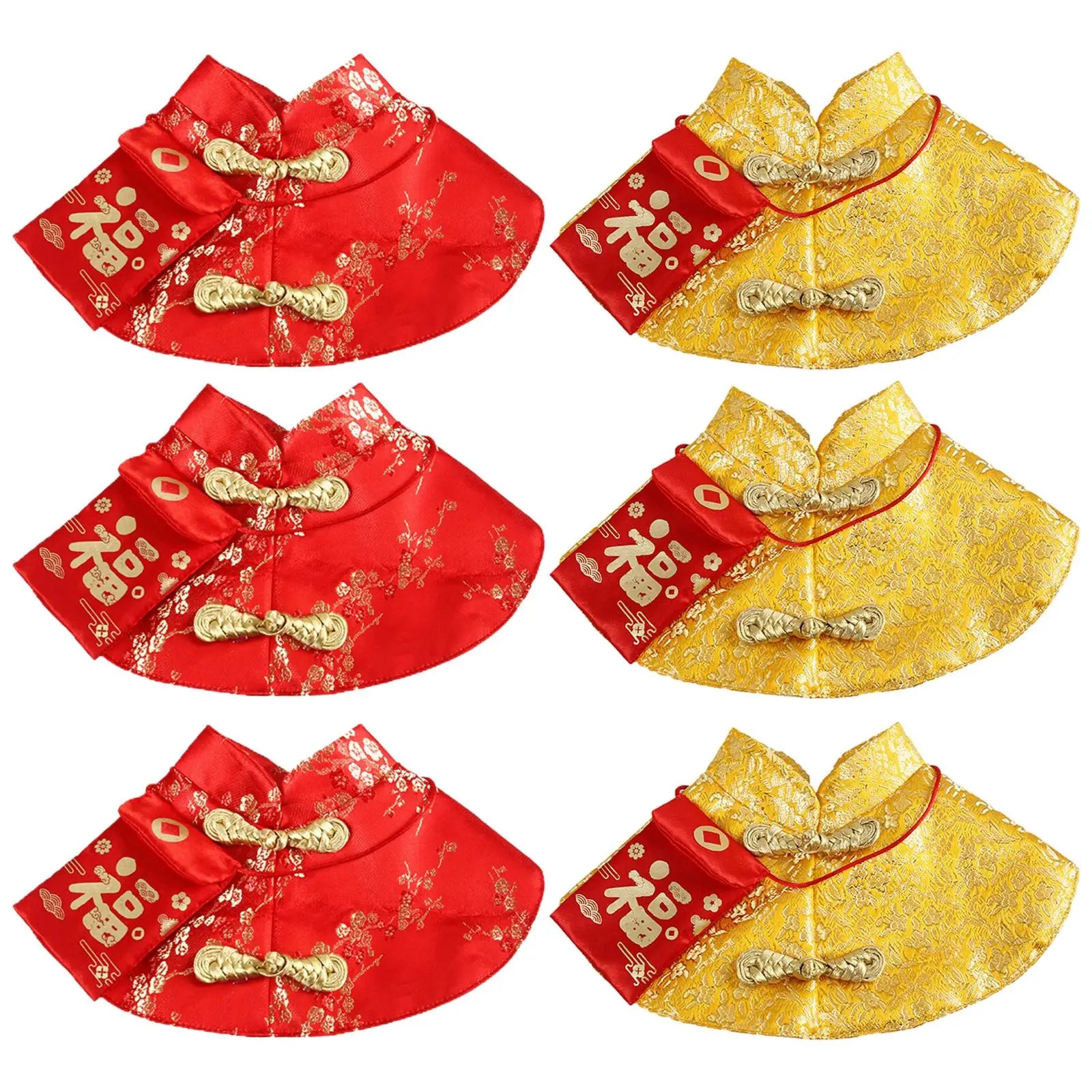 Chinese Cat Year Clothes Cloak Fu Necktie Dress Tang Suit Red Zpaxo