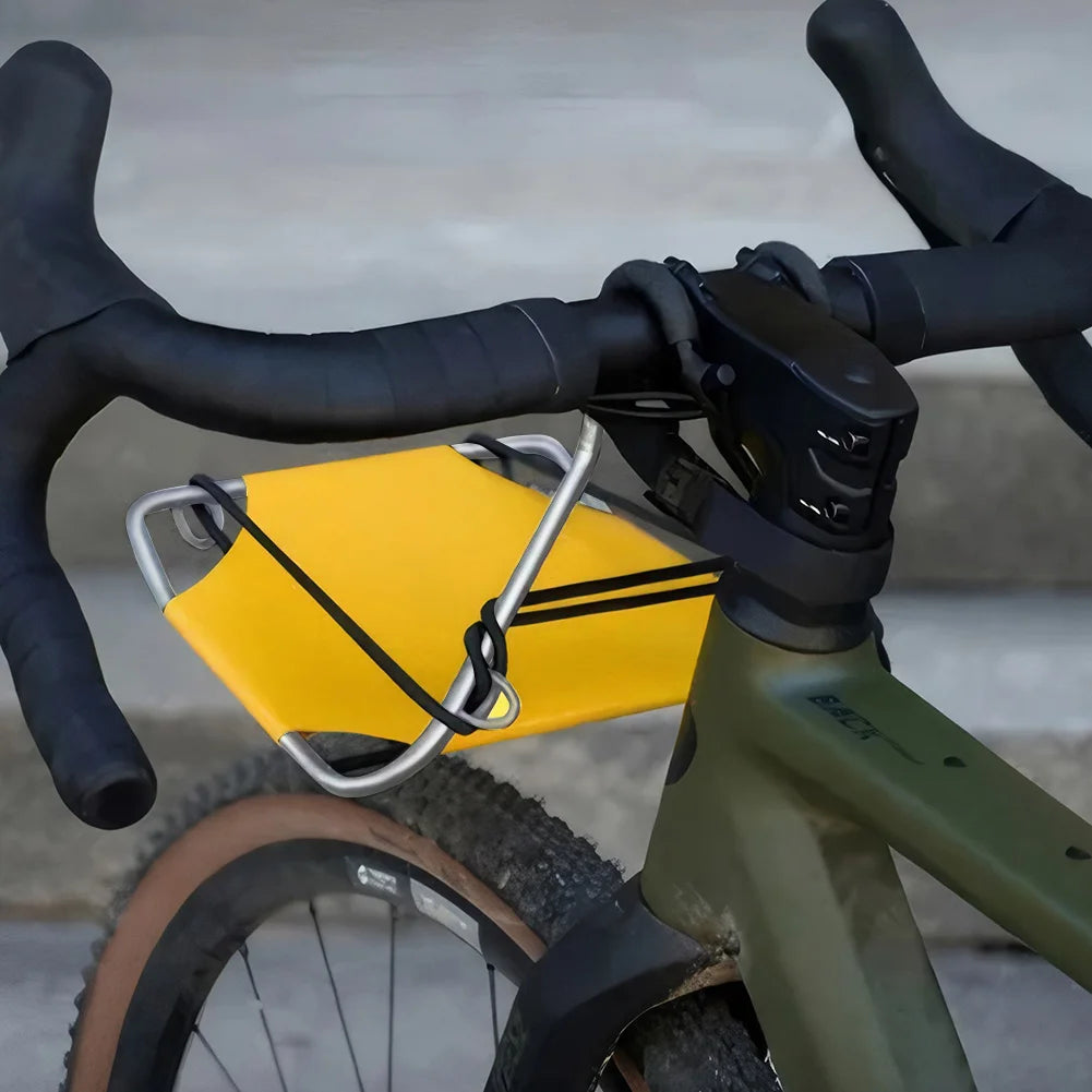 Folding Bike Front Bag Carrier Metal Basket Rack MTB Road Bicycle