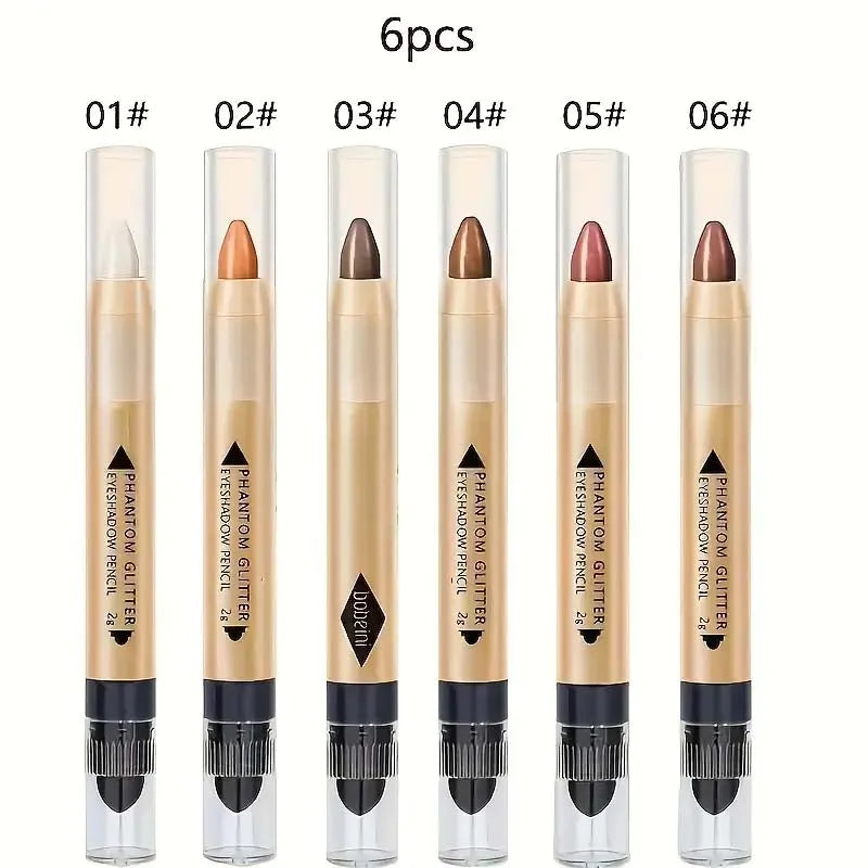 Highlighter Eyeshadow Pencil Shimmer Glitter Contouring Double-headed
