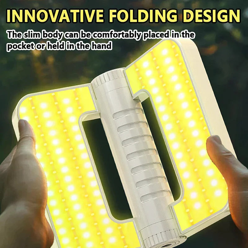 Outdoor LED Solar Camping Light 2200mAh Portable Tent Lantern Emergency Waterproof Hanging Lights Lighting Long Battery Life Zpaxo