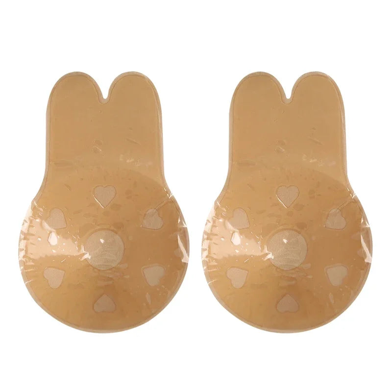 Silicone Adhesive Invisible Push-Up Bra – Strapless & Reusable