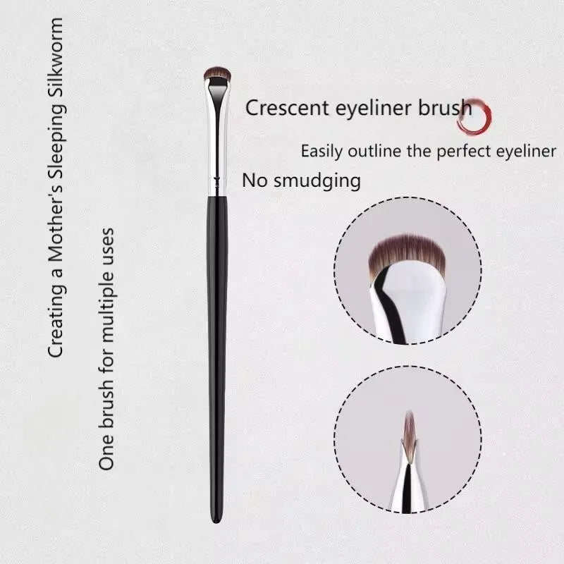 Crescent Eyeliner Brush Aegyo Sal Highlight Eye Down Detail Eyeshadow Zpaxo