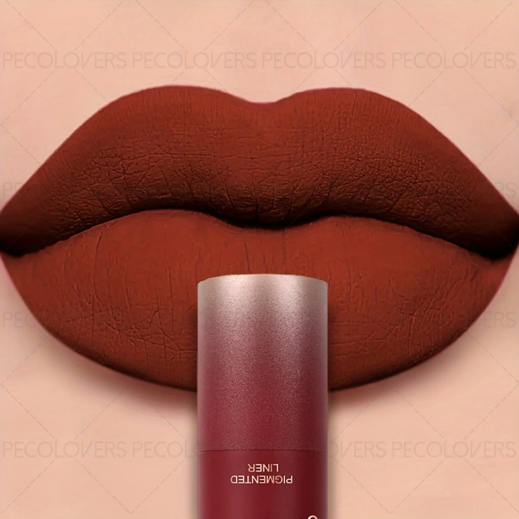 1PC Matte velvet lipstick- Non- stick cup lip gloss lipstick Waterproof, 24 Hour Long-Lasting, Smudge-Proof for All Skin Types Zpaxo