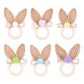 Easter Napkin Rings 6 Bunny Ear Spring Serviette Table Settings Decor