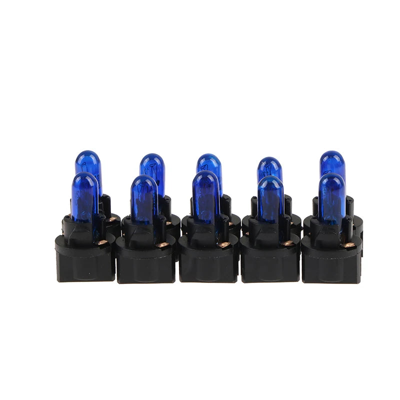 CM10PCS T5 5 Led Bulb W1 2WCar Interior Lights Dashboard Heating Zpaxo Blue