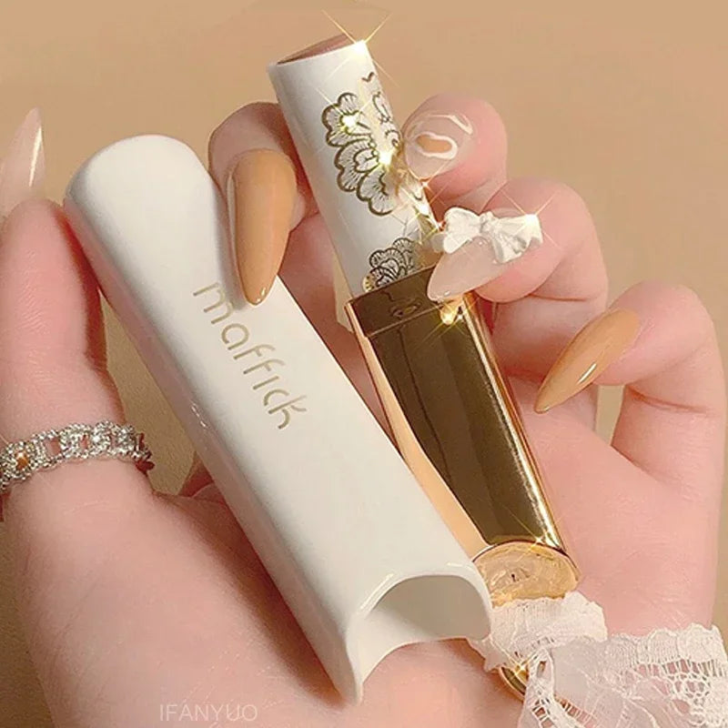 6 Color Lace Lipstick Waterproof Matte Brick Red Lipstick Non-Stick Cup Lasting Velvet Lip Balm Highly Pigmented Lips Cosmetic Zpaxo