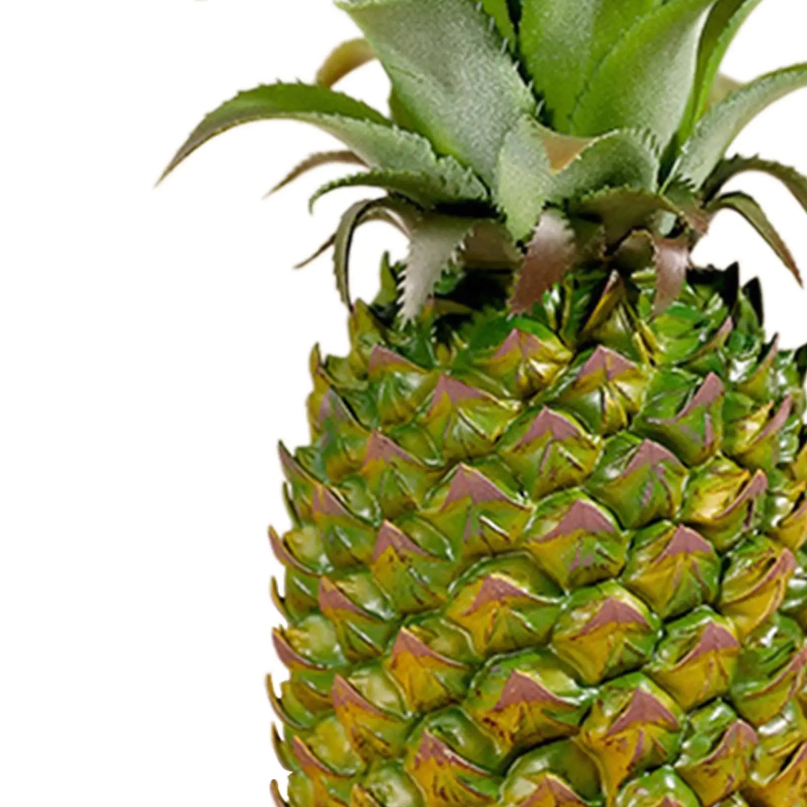 Artificial Pineapple Figurine Realistic Modern Simulation Fruit Decoration for Photography Prop Kitchen Bedroom Cabinet Home Zpaxo