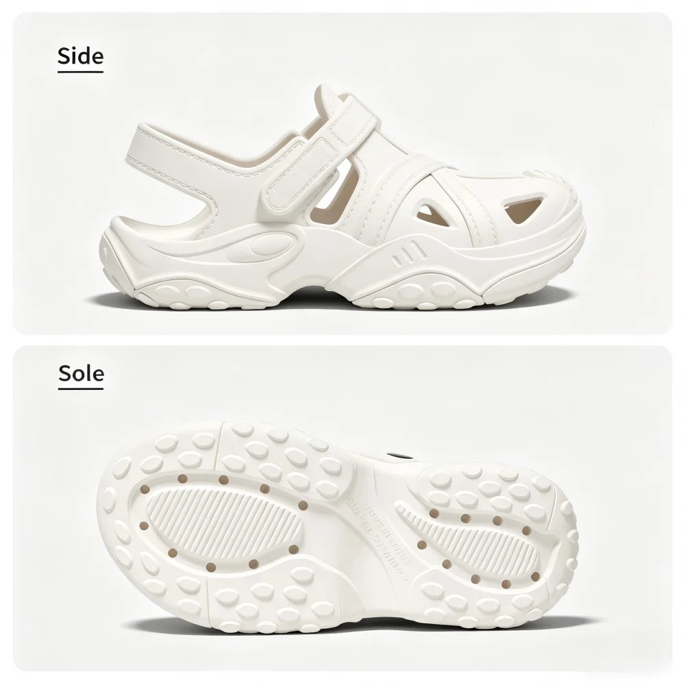 SHAJI Quick Dry Non Slip Beach Water Shoes Unisex Lightweight EVA