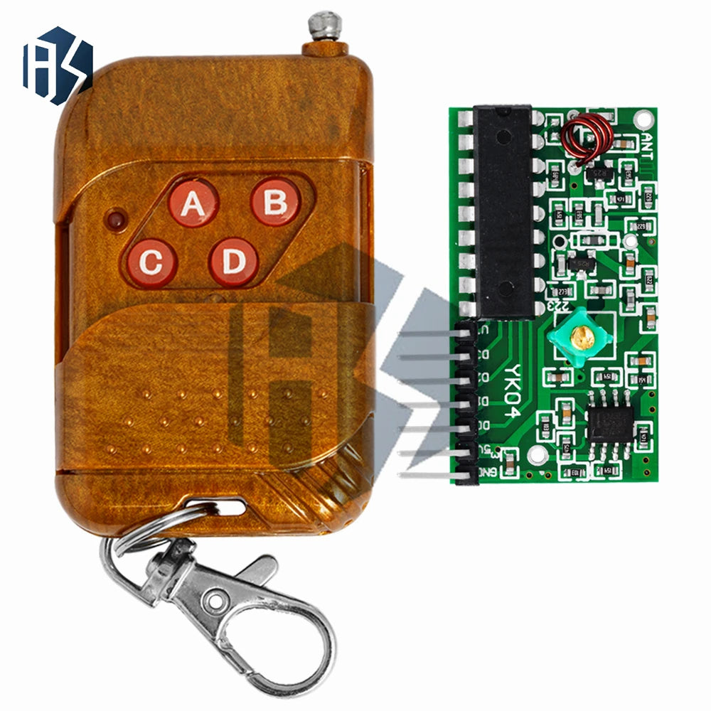 315MHz 4 Channel RF Remote Module PT2262 2272 Encoder Decoder Arduino Zpaxo