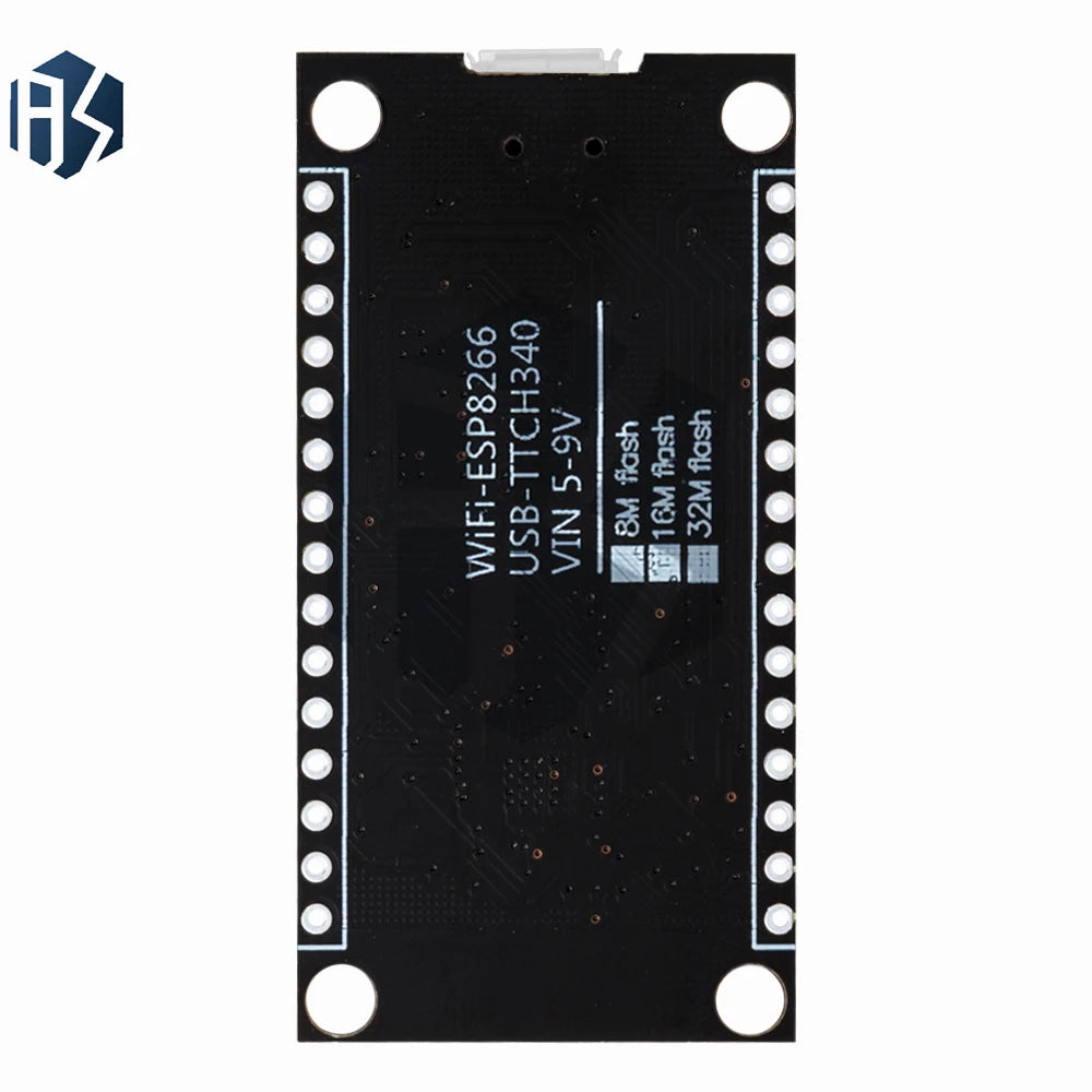 ‌ESP8266 NodeMCU V3 Development Board – CH340G USB-C Wi-Fi Module with 4MB Flash, Lua/MicroPython Support for IoT Zpaxo