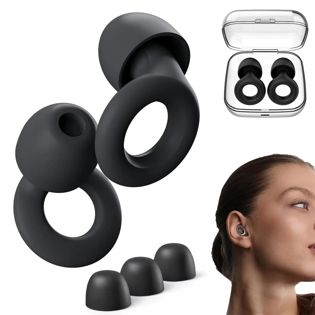Reusable Silicone Earplugs – Sleep, Travel & Hearing Protection
