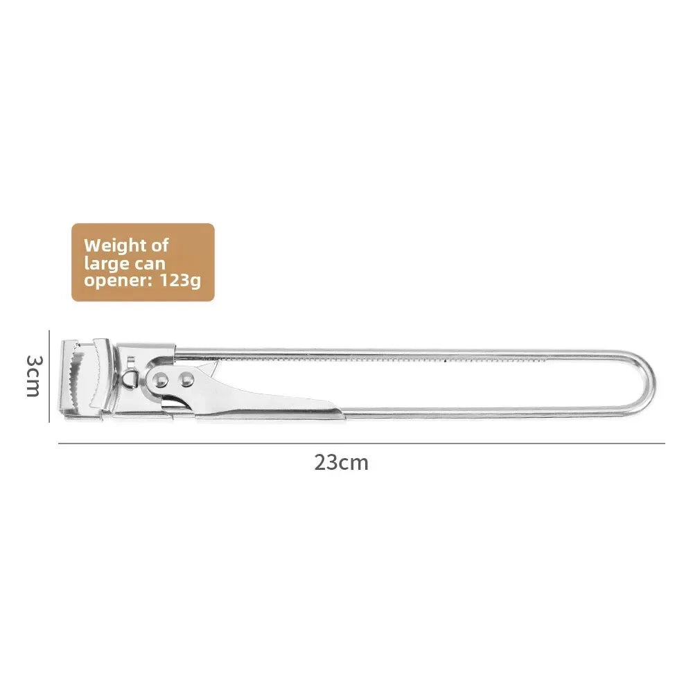 Rotating Stainless Steel Manual Can & Bottle Opener – Anti-Slip Bottle & Can Opener Zpaxo M