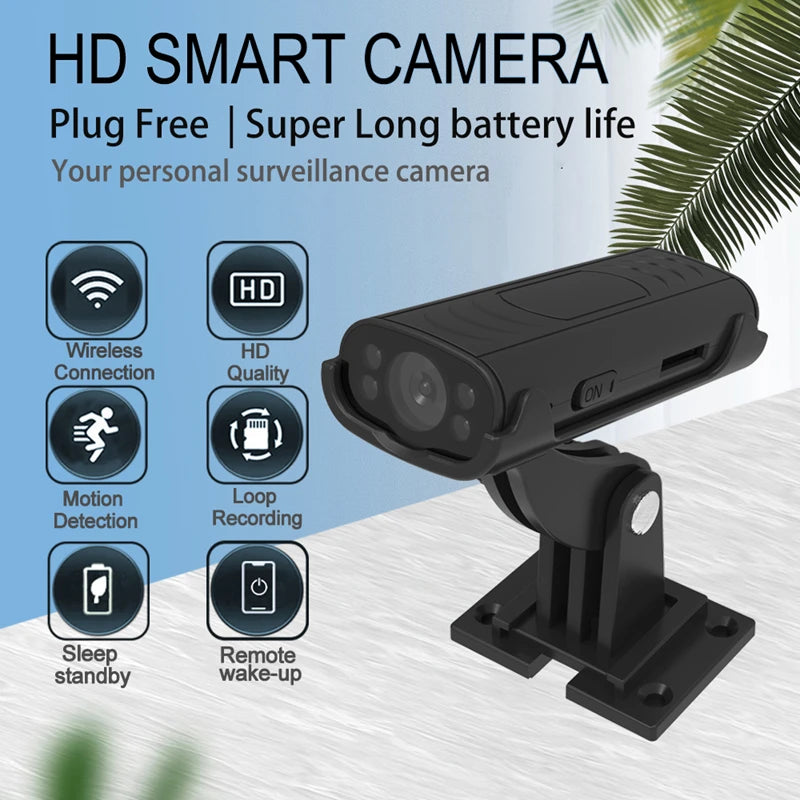 Wireless Security Camera 1080P HD Rechargeable Battery Powered Wifi