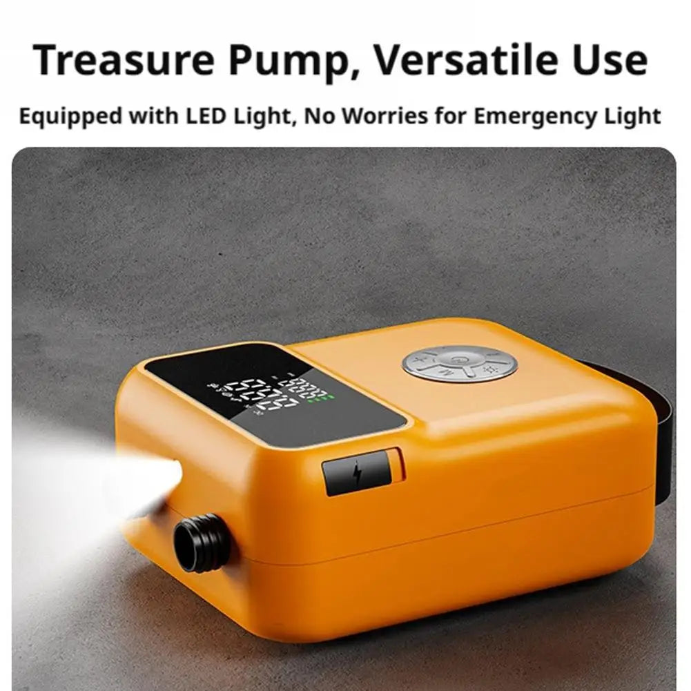 Portable Electric Kayak Accessories Pump 20PSI 4000mAh Rechargeable SUP Air Pump for Inflatable Boat Mattress Wing Kite Zpaxo