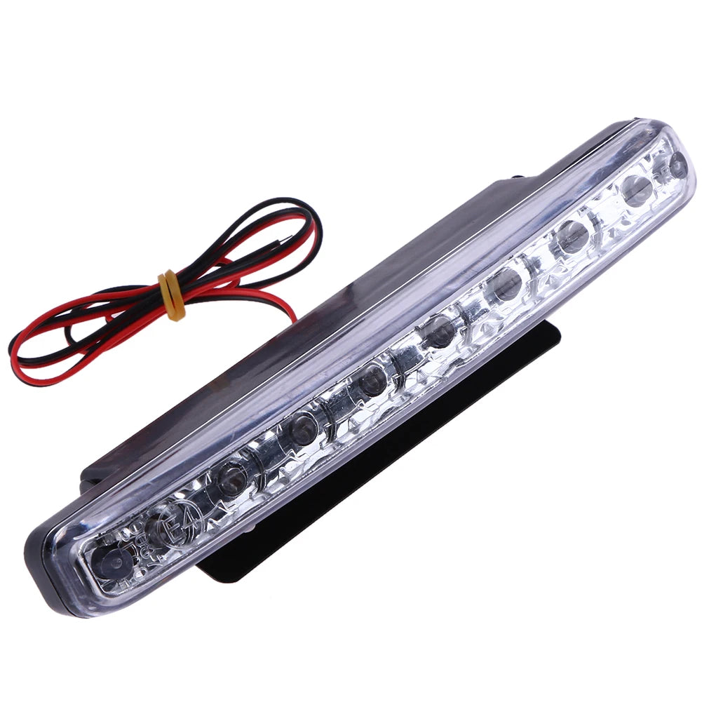 Universal Waterproof 8LED Car Motorcycle Daytime Running Light Lamp Zpaxo