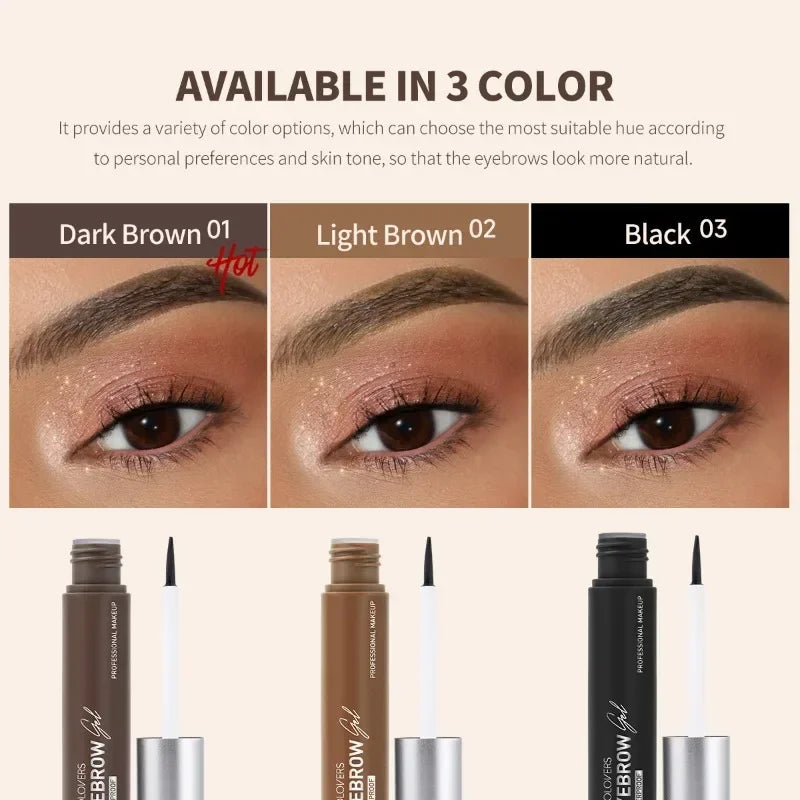 1 PC long-lasting, pigmented, easy to remove makeup, peel-off eyebrow gel to create well-defined eyebrows Zpaxo