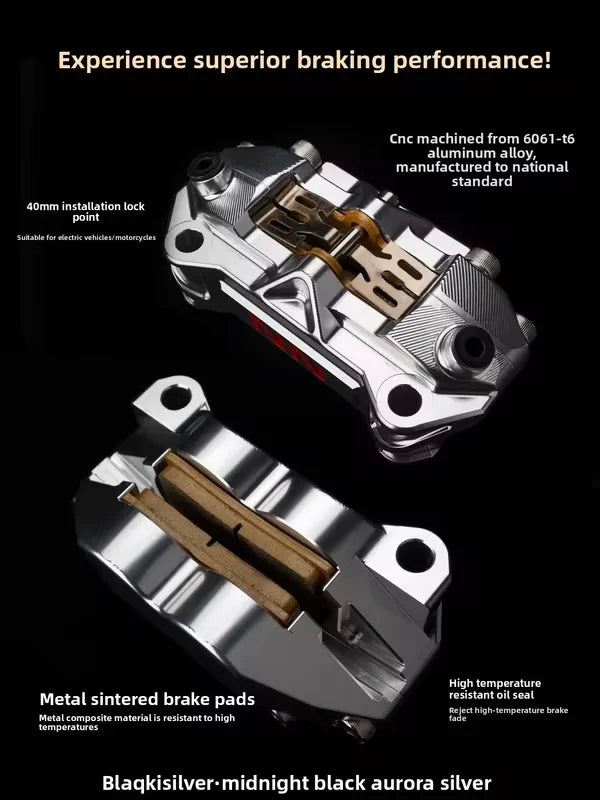 100mm 4-Piston Radial Brake Caliper – Motorcycle Upgrade