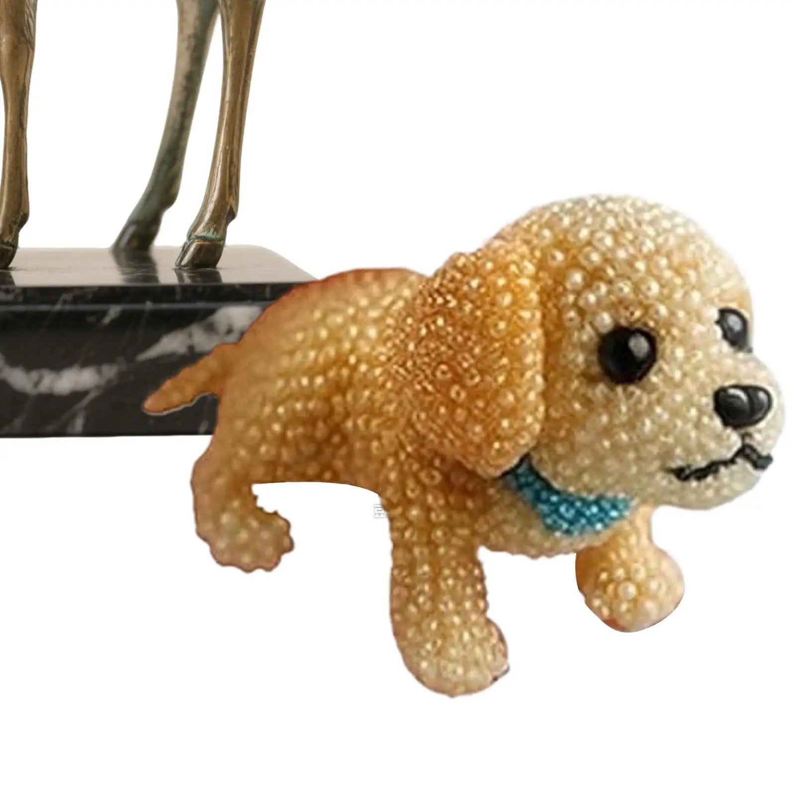 Bead Embroidery Three-dimensional Dog Animal Ornament Making Sewing