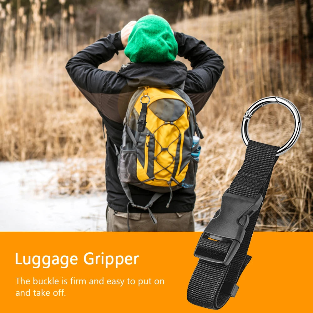 Travel Luggage Fixed Strap with Release Buckle Portable Luggage Strap Anti-Theft Backpack Jackets Gripper Travel Accessory Zpaxo