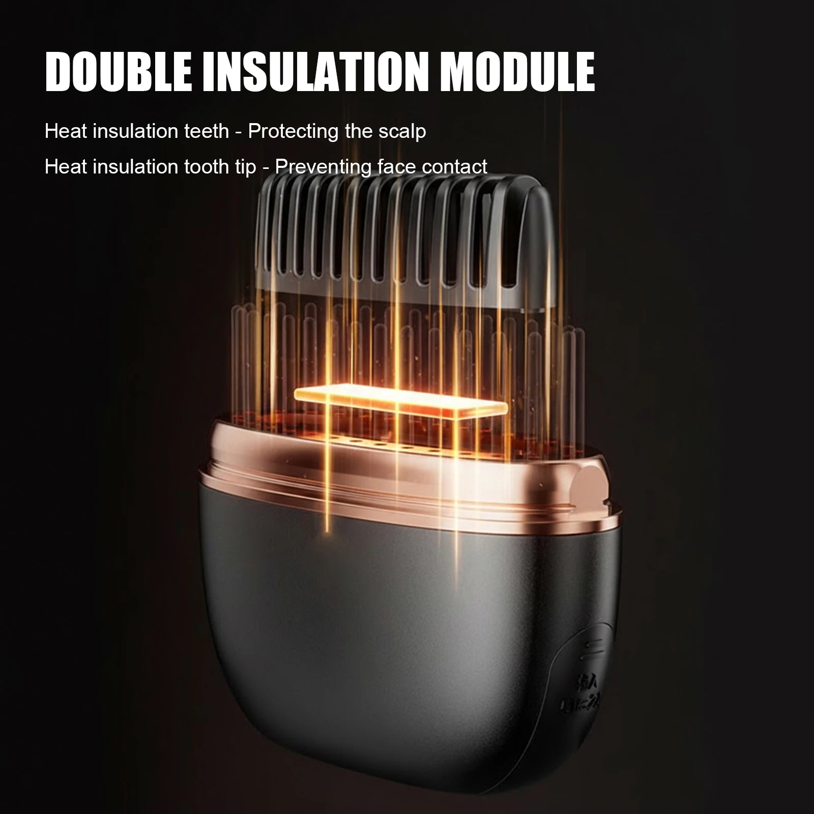 Mini Straightener Portable Hair Straightener Brush Rechargeable Fast Heating Hot Comb Hair Straightening Comb for Travel & Home Zpaxo