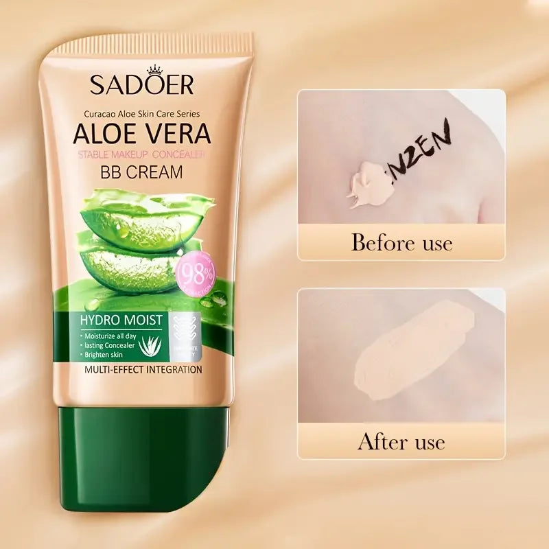 Aloe Vera BB Cream-hydrating Concealing Collagen Full Coverage Zpaxo
