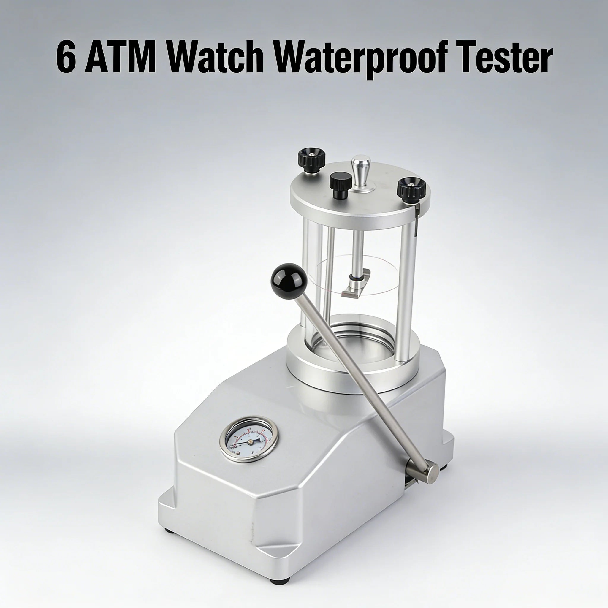 Watch Pressure Tester Water Resistant Tool 6 ATM 2 Watches Case