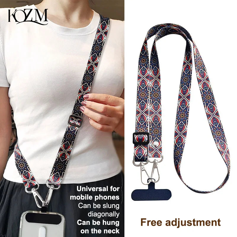 Adjustable Phone Lanyard Crossbody Neck Strap – Universal Fit Phone Neck Lanyard Zpaxo
