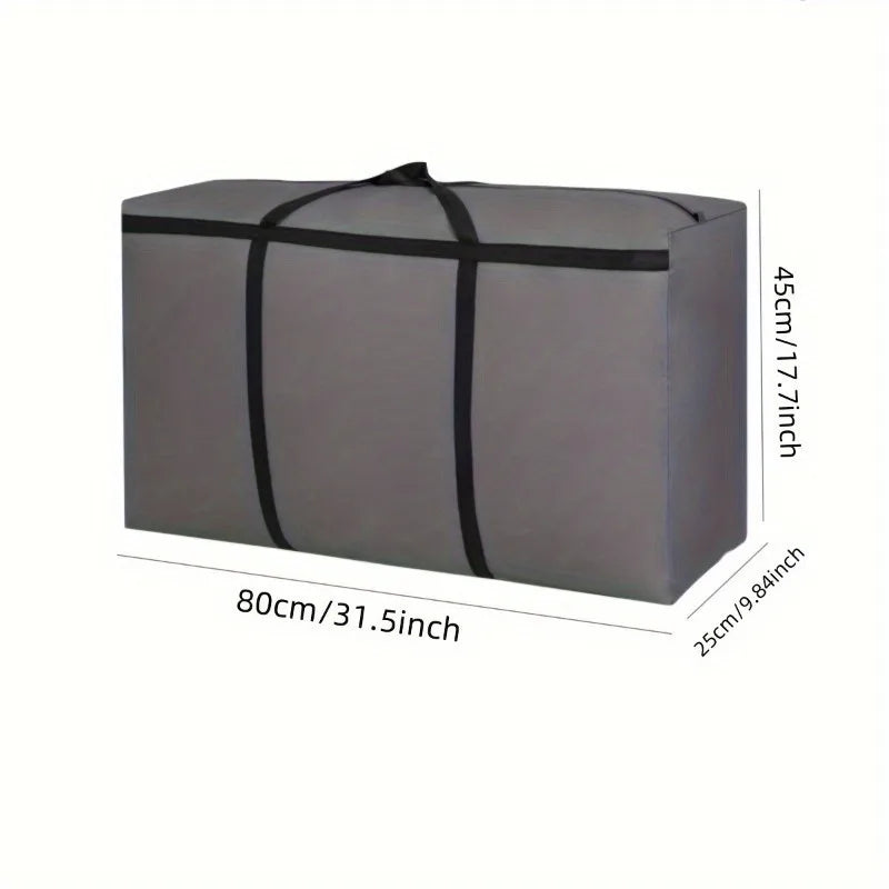 Heavy Duty Polyester Storage Bags Oversized Moving Clothes Zipper