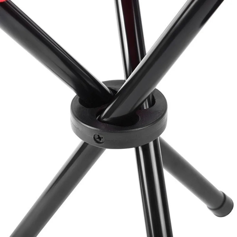 Thickened Fishing Stool Camping Three Legged Stool Small Horse Tie Folding Chair Outdoor Portable Folding Triangle Stool Gift Zpaxo