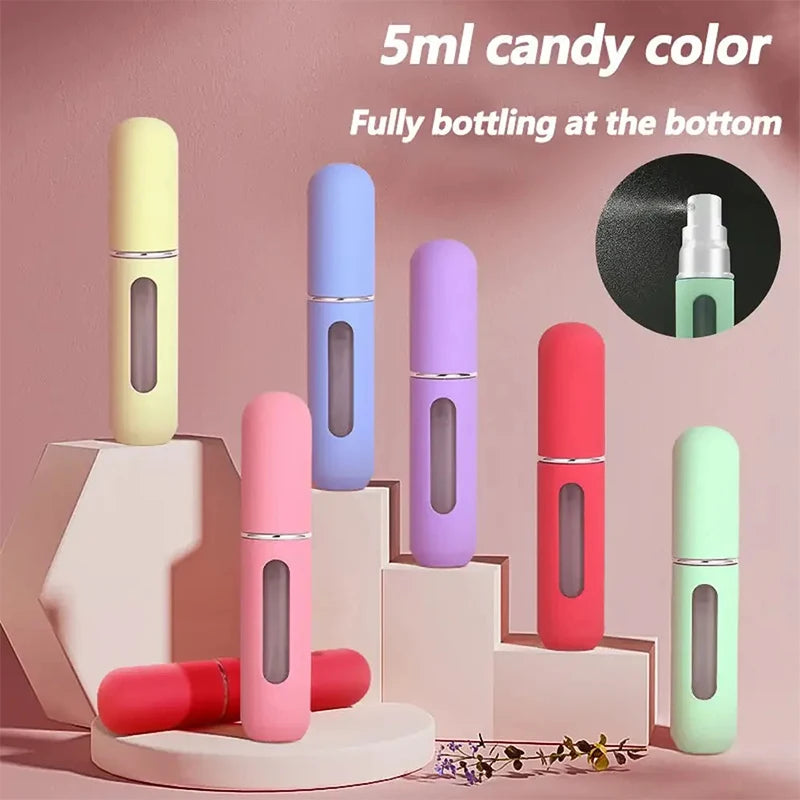 5ml Mini Refillable Perfume Spray Bottles | Candy Color Travel Set Refillable Perfume Atomizer Zpaxo