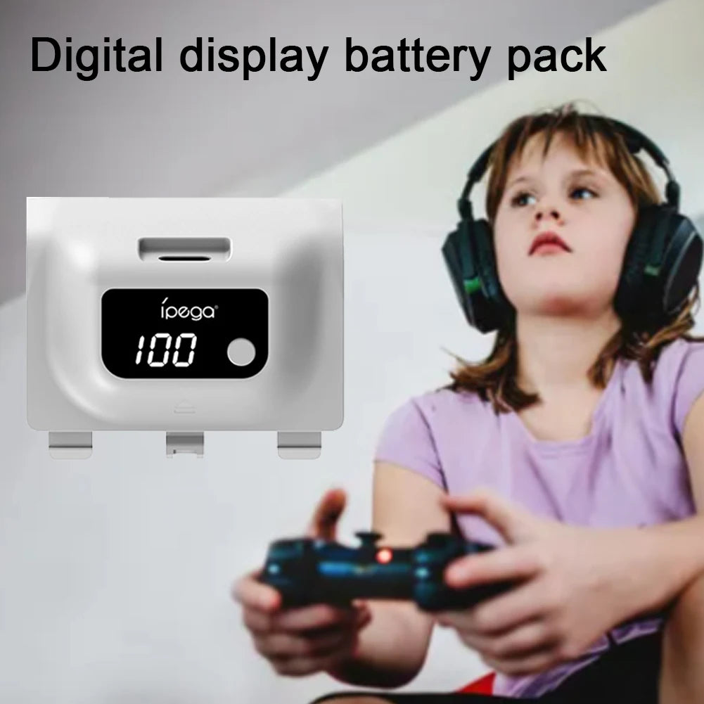 Rechargeable Controller Battery 1400mAh Digital Display Replacement